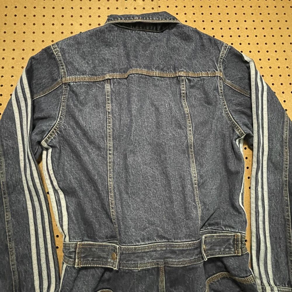 Adidas x Ivy Park Jumpsuit Unisex Large Blue Denim Original Boiler Suit Relaxed - Picture 11 of 14